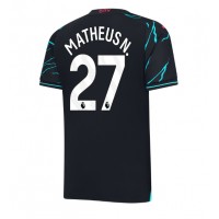 Manchester City Matheus Nunes #27 Tretí futbalový dres 2023-24 Krátky Rukáv